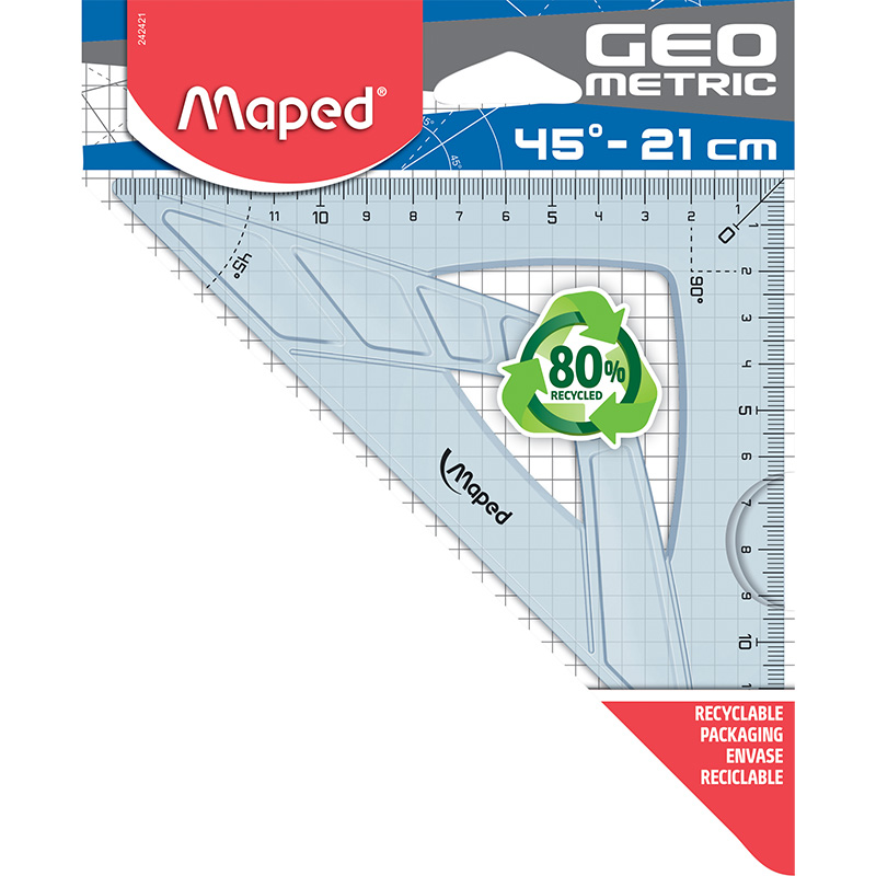 MAPED SQUARE GEOMETRIC 45/21CM PAPER BAG X1 242421